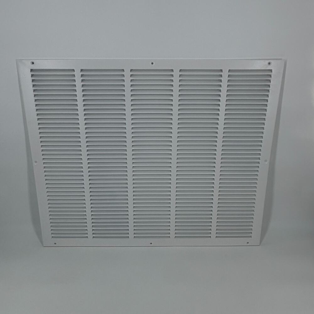 HOWEALL 25x20 Steel Return Air Filter Grille White HVAC Vent Cover 1" Filter